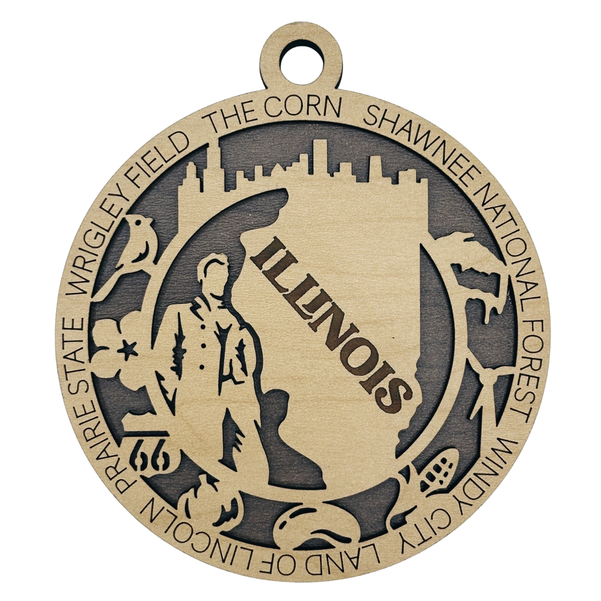 Illinois Icon Ornament