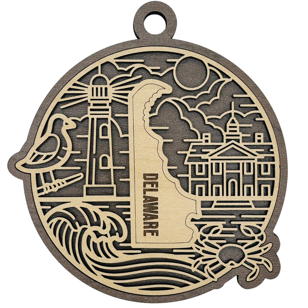 Delaware Heritage Ornament