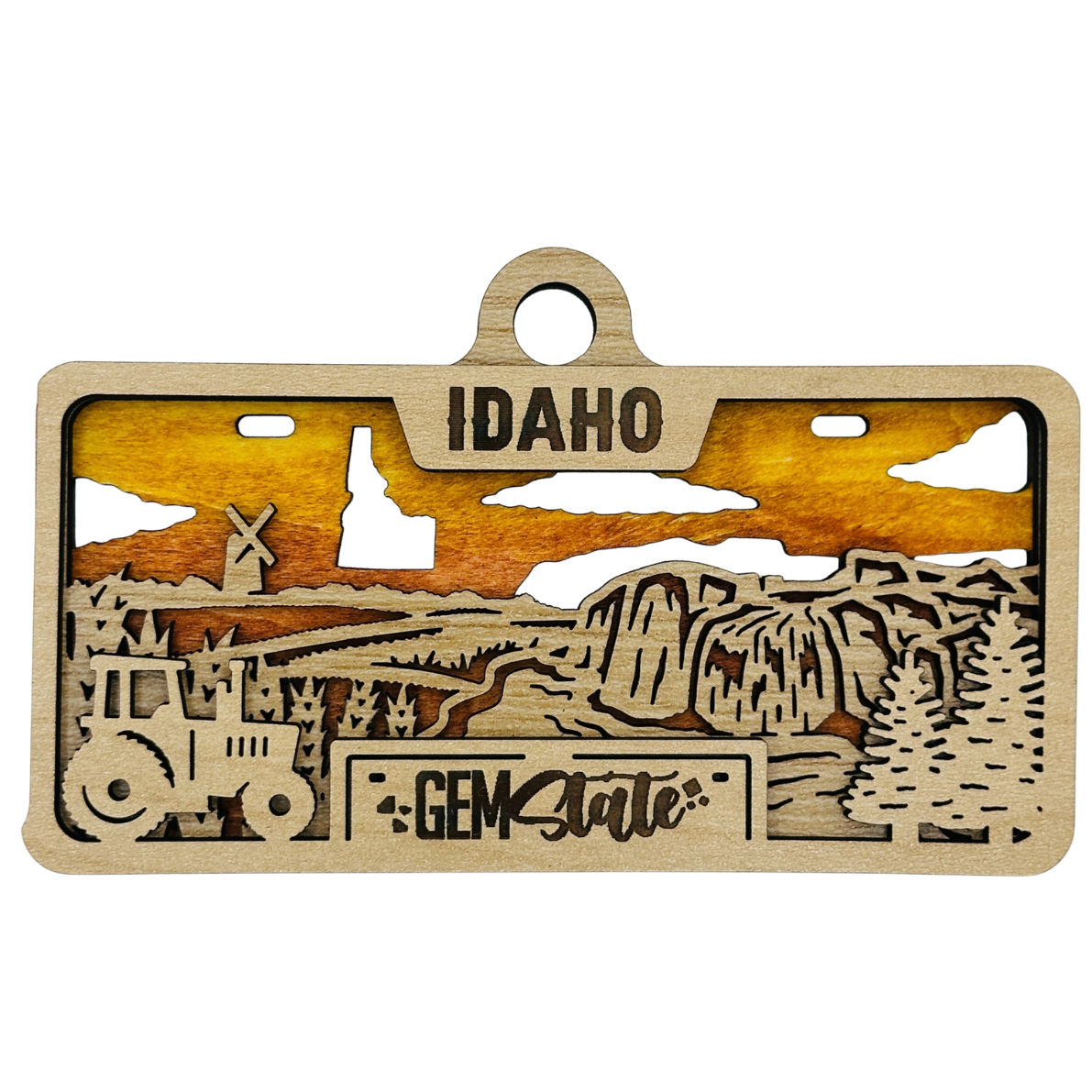 Idaho License Plate Ornament