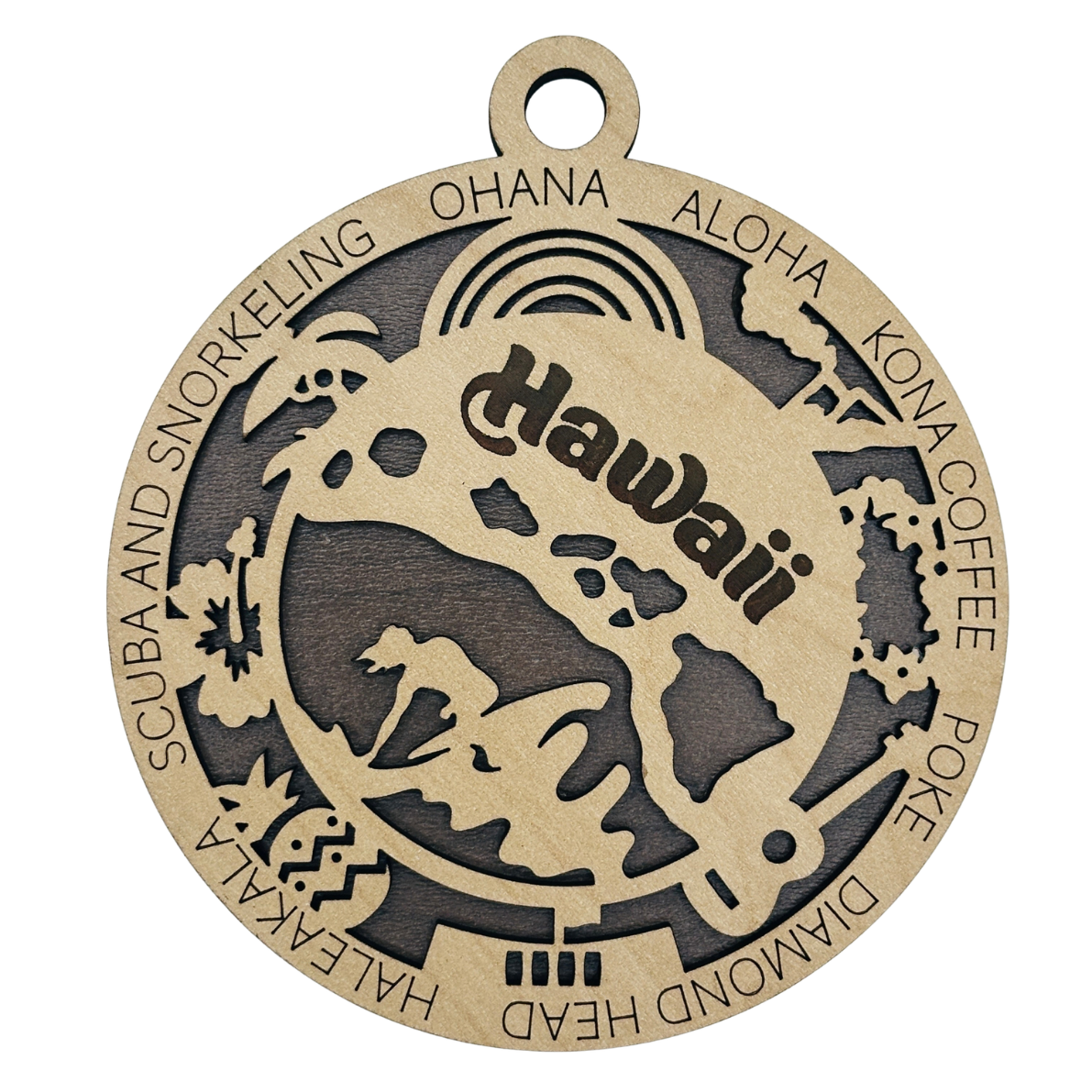 Hawaii Icon Ornament