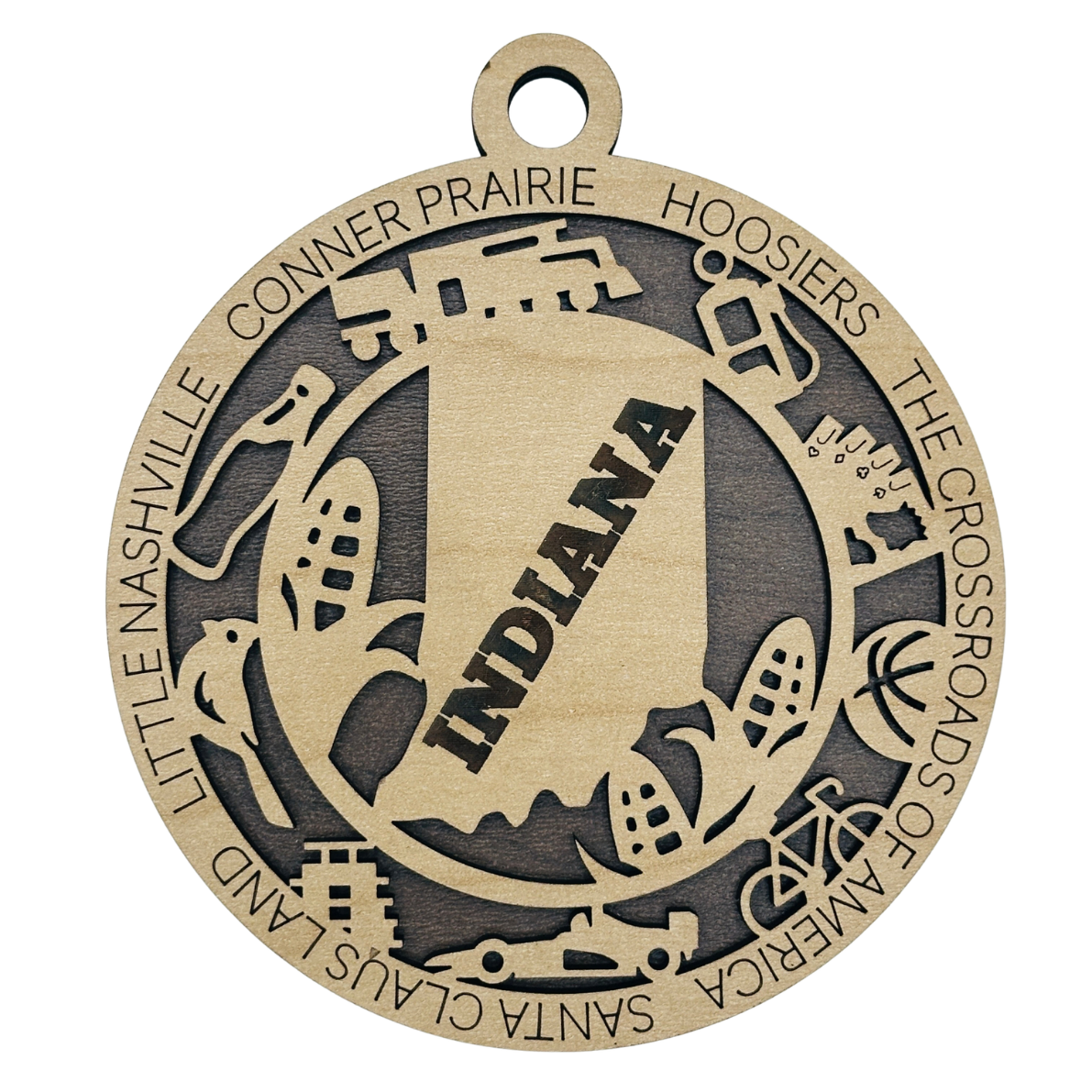 Indiana Icon Ornament