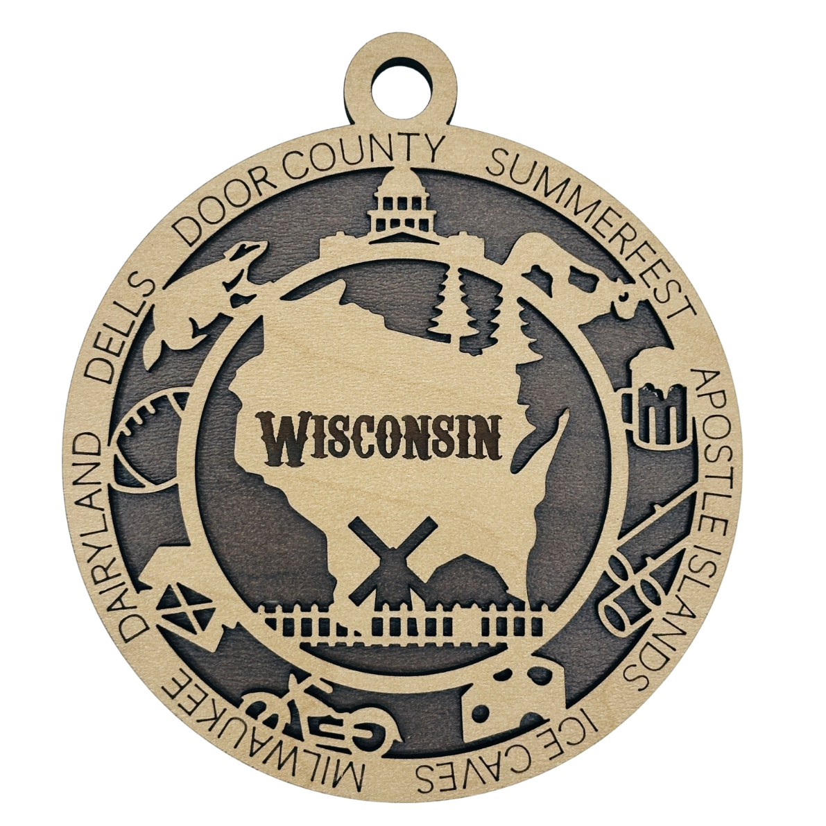 Wisconsin Icon Ornament