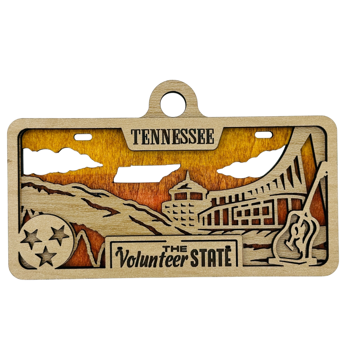 Tennessee License Plate Ornament