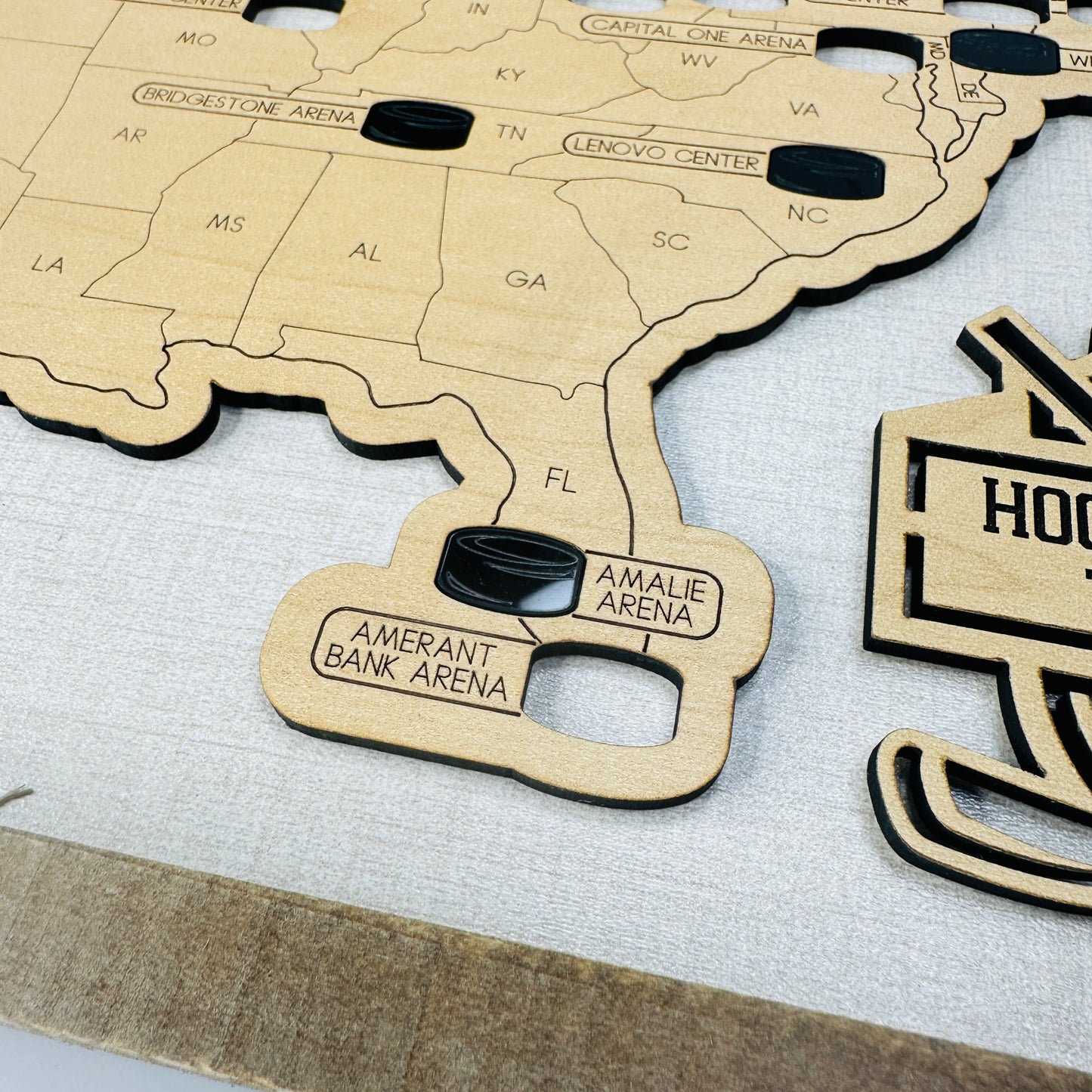 Hockey Stadium Travel Map