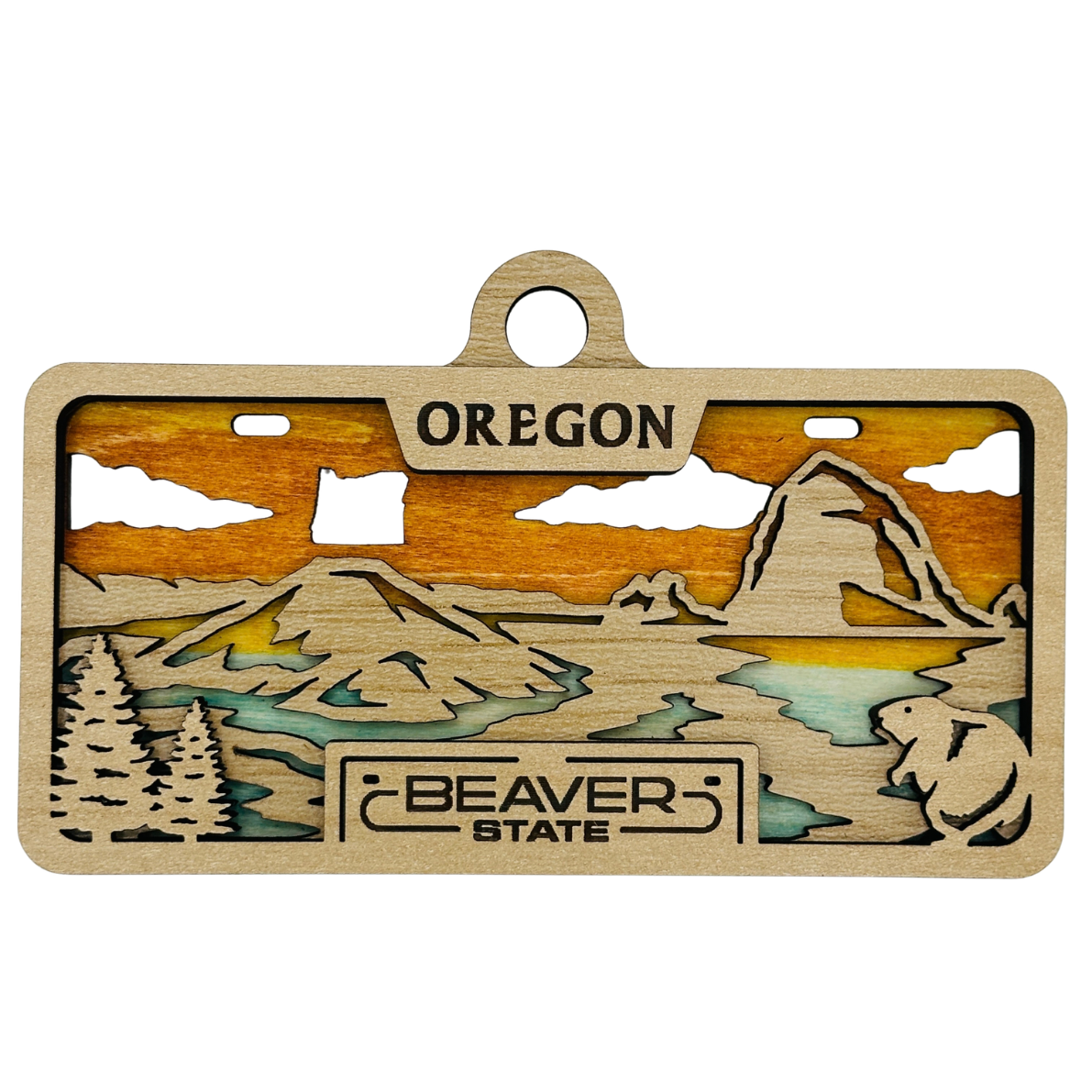 Oregon License Plate Ornament