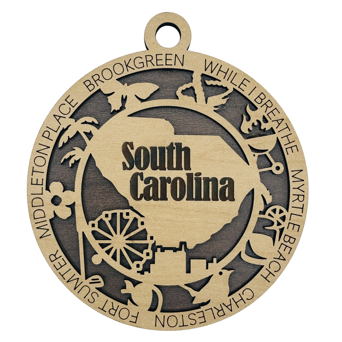 South Carolina Icon Ornament