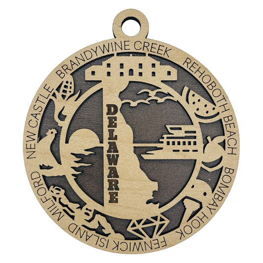 Delaware Icon Ornament
