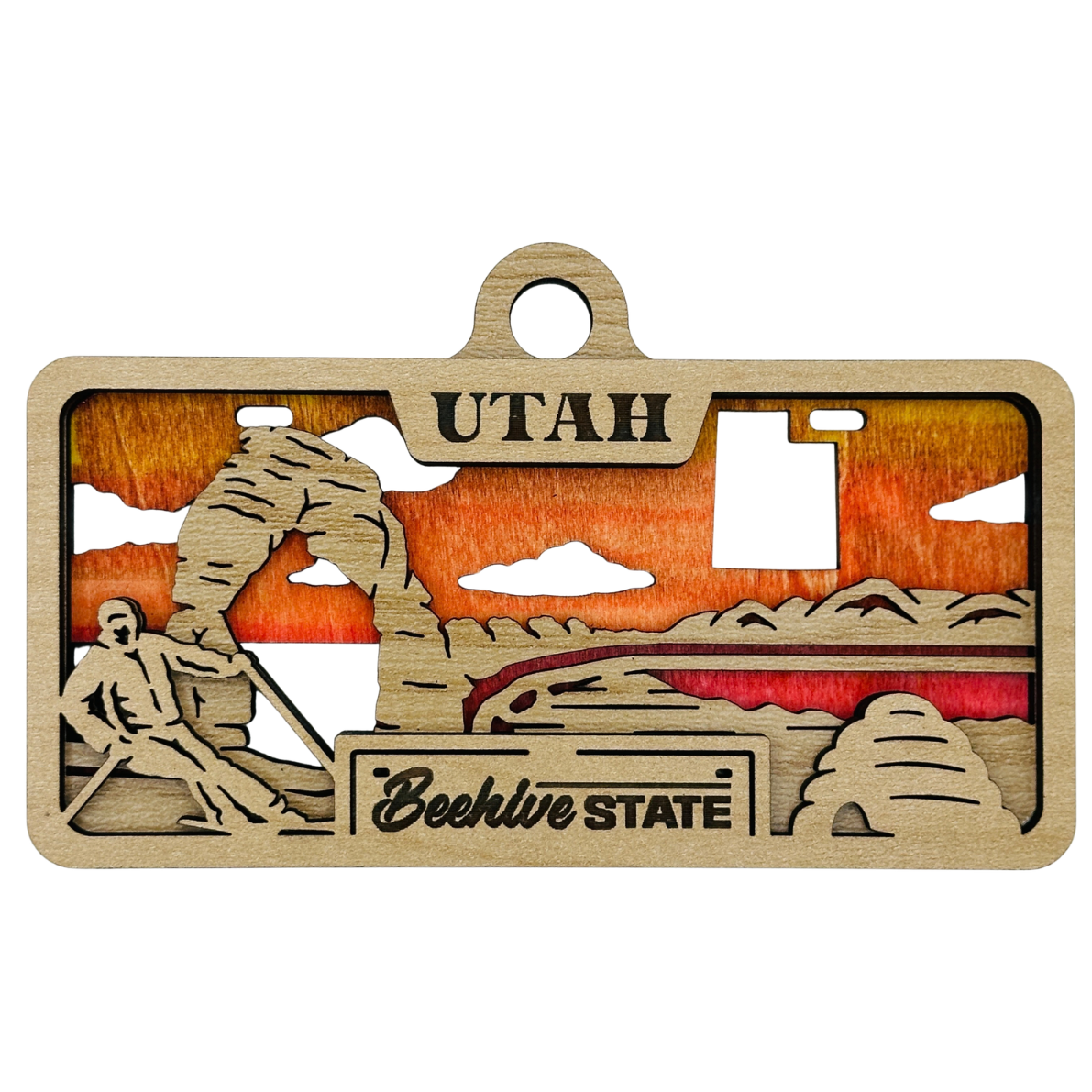 Utah License Plate Ornament