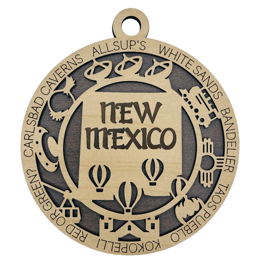 New Mexico Icon Ornament