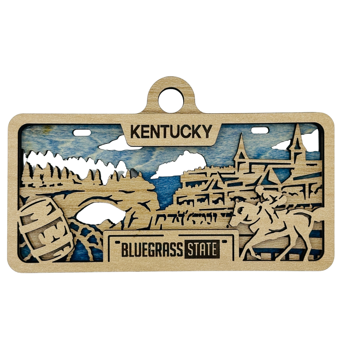 Kentucky License Plate Ornament