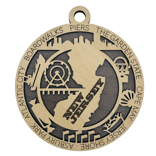 New Jersey Icon Ornament