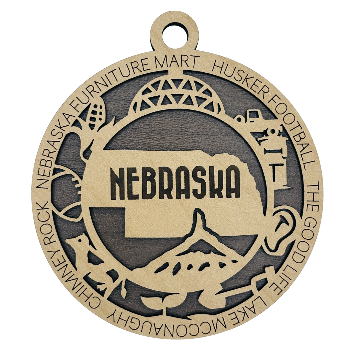 Nebraska Icon Ornament