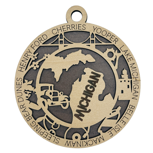 Michigan Icon Ornament