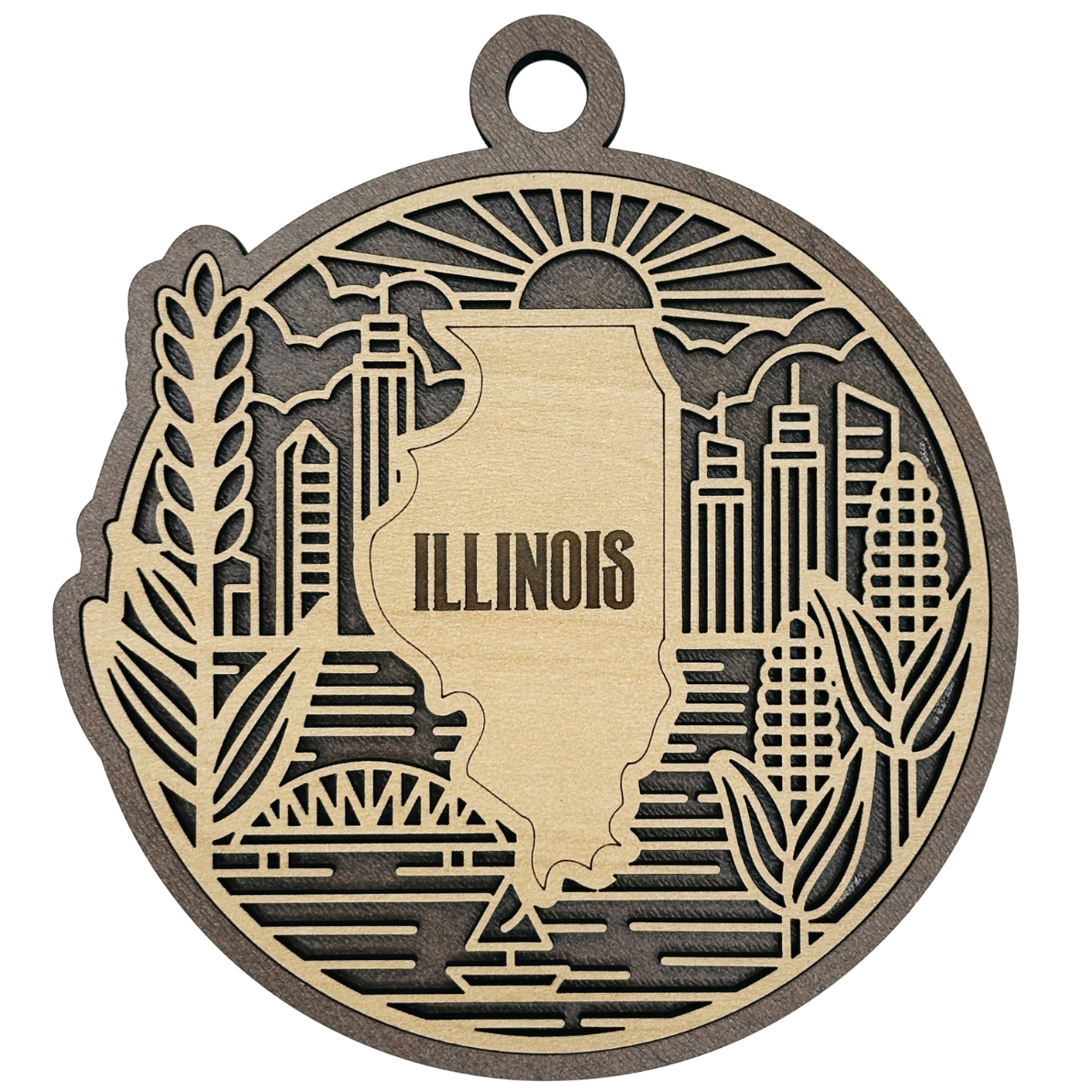 Illinois Heritage Ornament