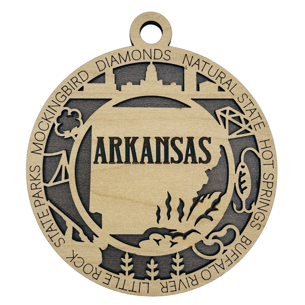 Arkansas Icon Ornament