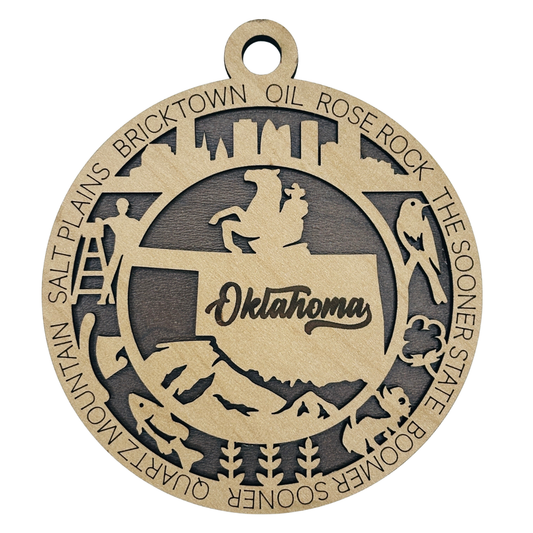 Oklahoma Icon Ornament