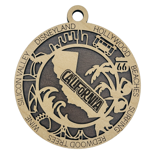 California Icon Ornament