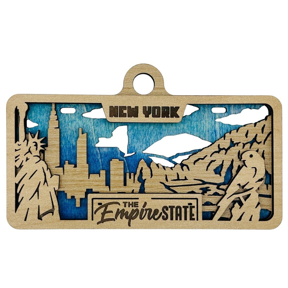 New York License Plate Ornament