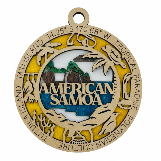 American Samoa Ornament