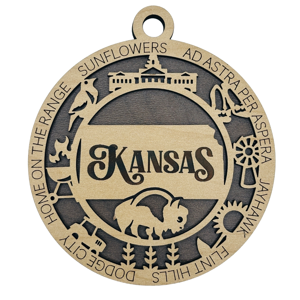 Kansas Icon Ornament